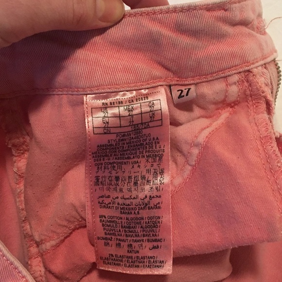 GUESS light pink blush Brittney-Skinny jeans 💗 27 - Picture 5 of 8